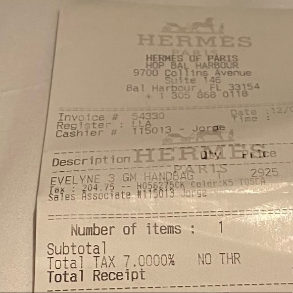 Hermes Evelyn Bag - Picture 2 of 12